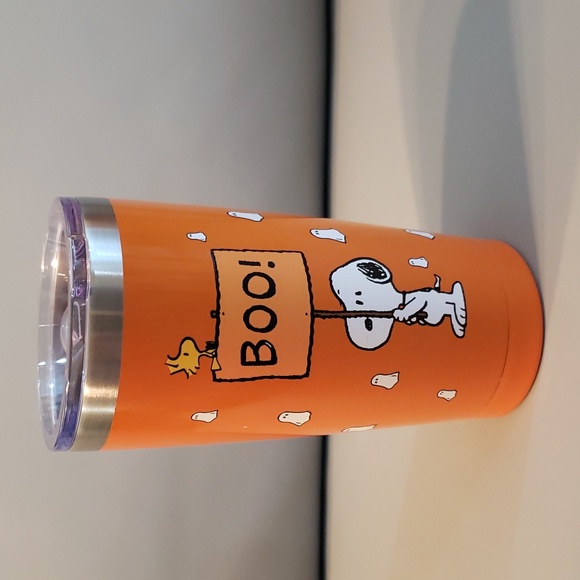 Peanuts Snoopy and Woodstock Boo Ghost tumbler NWT - Picture 2 of 5